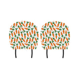 Carrot Pattern Print Design 05 Car Headrest Cover