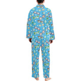 Sun Glasses Pattern Print Design 03 Men's Long Pajama Set