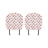 Ladybug Pattern Print Design 04 Car Headrest Cover