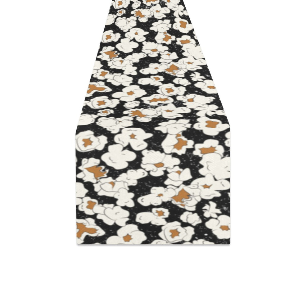 Popcorn Pattern Print Design 02 Table Runner