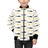 Swordfish Pattern Print Design 05 Kids' Boys' Girls' Bomber Jacket