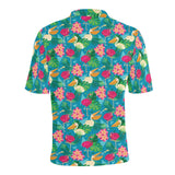 Pelican Pattern Print Design 03 Men's All Over Print Polo Shirt