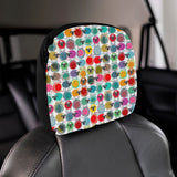 Colorful Sheep Pattern Car Headrest Cover