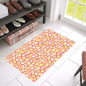 Popcorn Pattern Print Design 01 Doormat