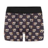 English Bulldog Pattern Print Design 03 Men's All Over Print Boxer Briefs Men's Underwear