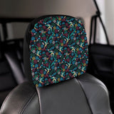 Swallow Pattern Print Design 04 Car Headrest Cover