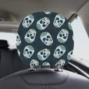 Suger Skull Pattern Car Headrest Cover