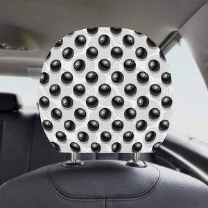 Bowling Ball Pattern Car Headrest Cover