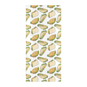 Sandwich Pattern Print Design 05 Beach Towel