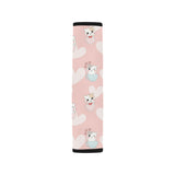 Hamster in Cup Heart Pattern Car Seat Belt Cover