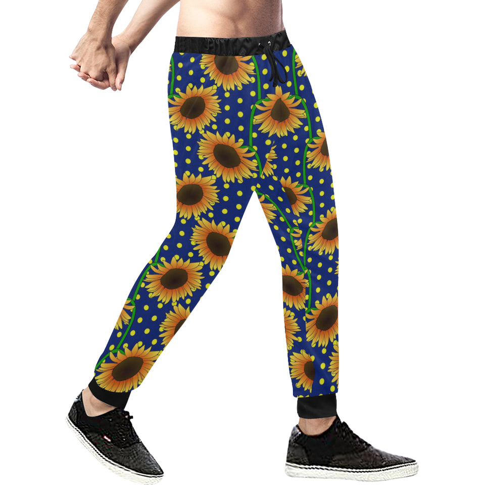 Sunflower Pokka Dot Pattern Unisex Casual Sweatpants