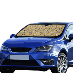 Lion Pattern Print Design 03 Car Sun Shade