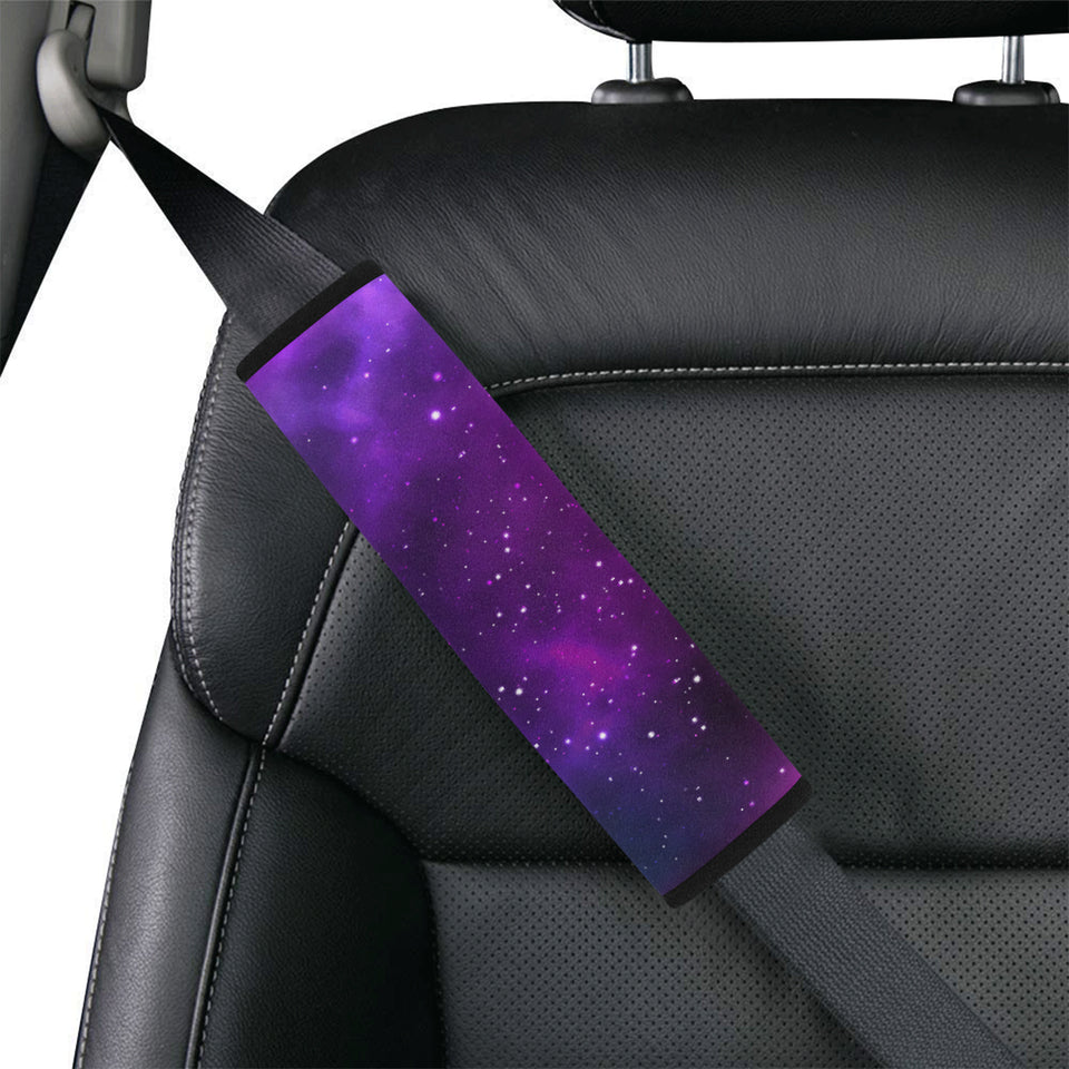 Pink Space Galaxy Pattern Car Seat Belt Cover