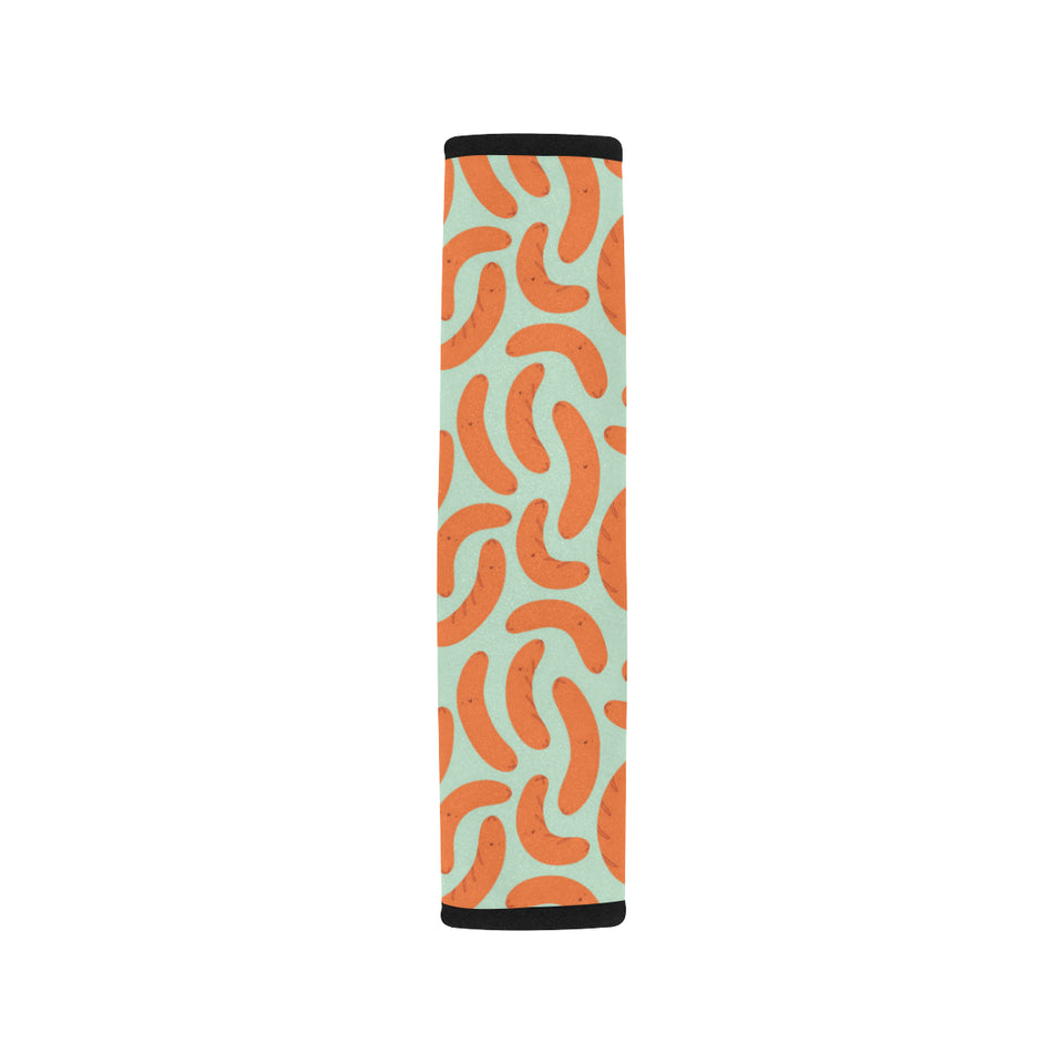 Sausage Pattern Print Design 04 Car Seat Belt Cover