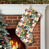 Cool Camel Leaves Pattern Christmas Stocking