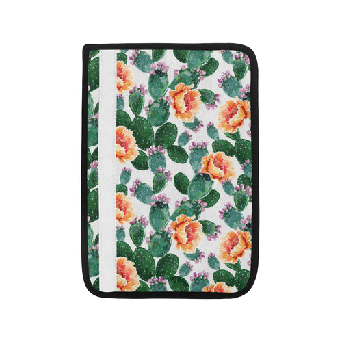 Cactus and Flower Pattern Car Seat Belt Cover