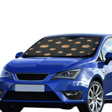 Sandwich Pattern Print Design 03 Car Sun Shade