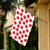 Red Maple Leaves Pattern House Flag Garden Flag