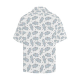 Hippopotamus Pattern Print Design 01 Men's All Over Print Hawaiian Shirt (Model T58)