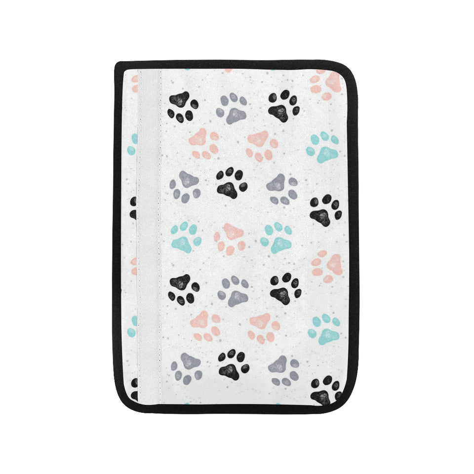 Dog Paws Pattern Print Design 02 Car Seat Belt Cover