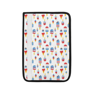 Ice Cream USA Theme Pattern Car Seat Belt Cover