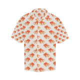 Goldfish Pattern Print Design 05 Men's All Over Print Hawaiian Shirt (Model T58)