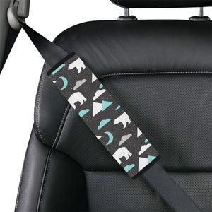 Polar Bear Moon Pattern Car Seat Belt Cover