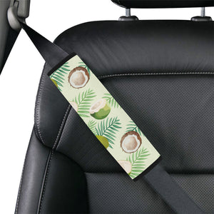Coconut Pattern Print Design 03 Car Seat Belt Cover