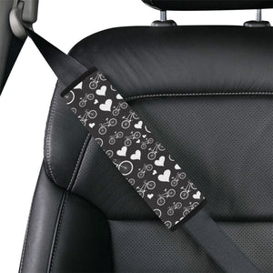 Bicycle Pattern Print Design 05 Car Seat Belt Cover