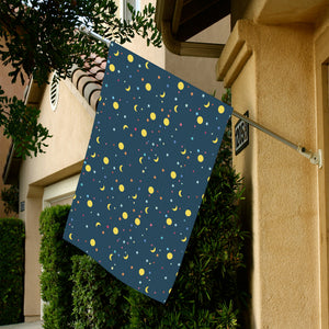 Moon Star Pattern House Flag Garden Flag