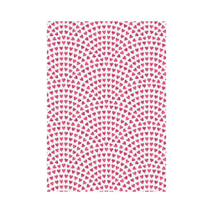 Heart Wave Pattern House Flag Garden Flag