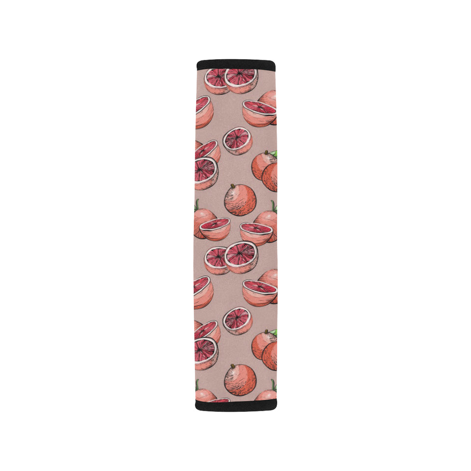 Grapefruit Pattern Background Car Seat Belt Cover