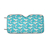 Seagull Pattern Print Design 03 Car Sun Shade