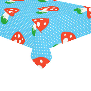 Mushroom Pokkadot Pattern Tablecloth