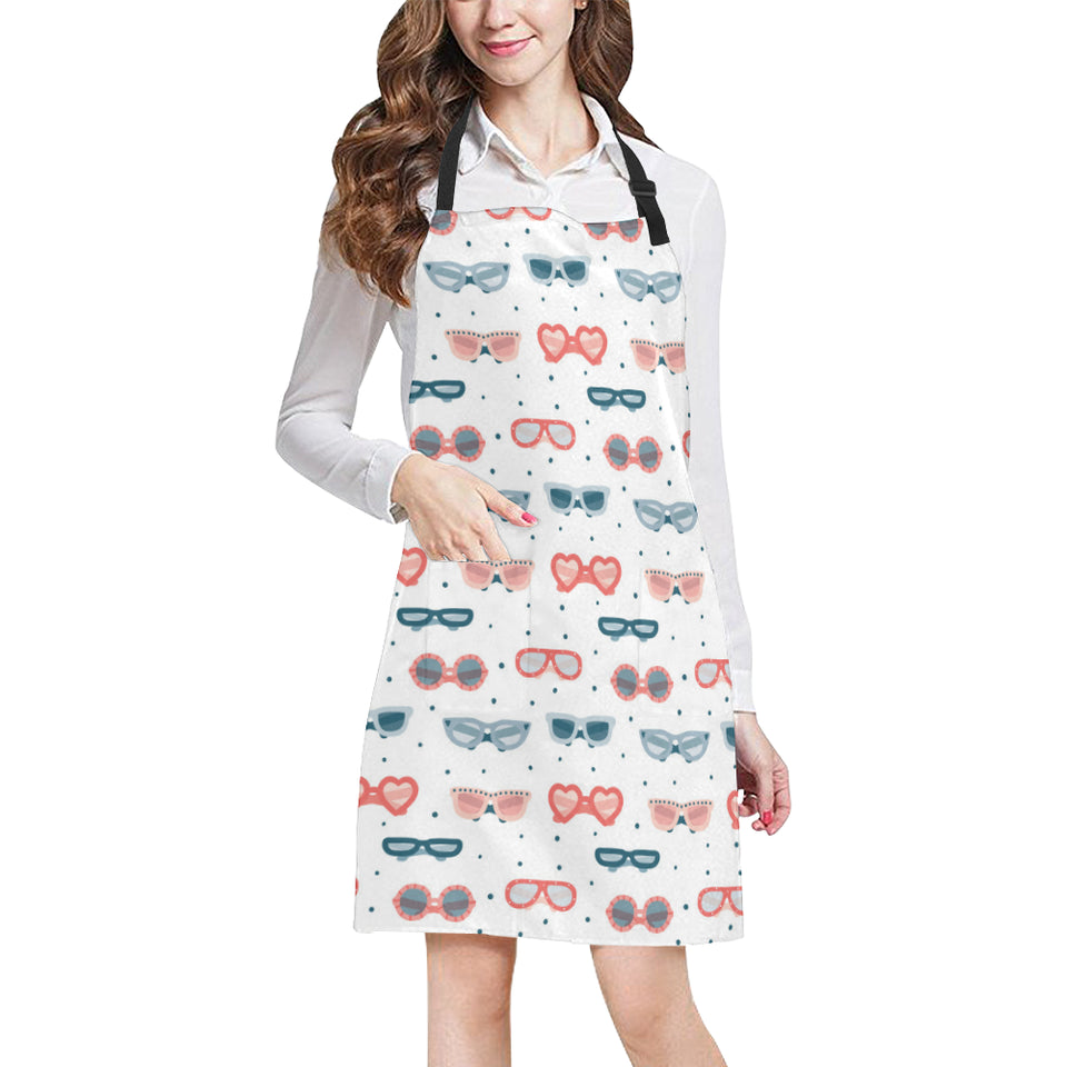 Sun Glasses Pattern Print Design 02 Adjustable Apron