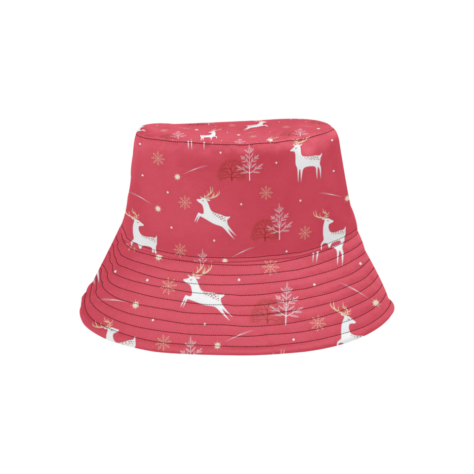 Deer Pattern Background Unisex Bucket Hat
