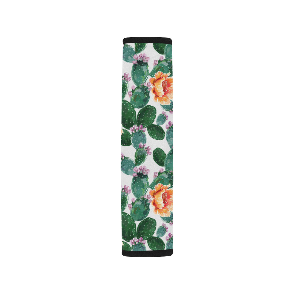 Cactus and Flower Pattern Car Seat Belt Cover