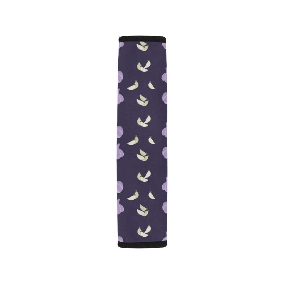 Garlic Pattern Background Theme Car Seat Belt Cover