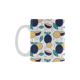 Passion Fruit Pattern Classical White Mug (FulFilled In US)