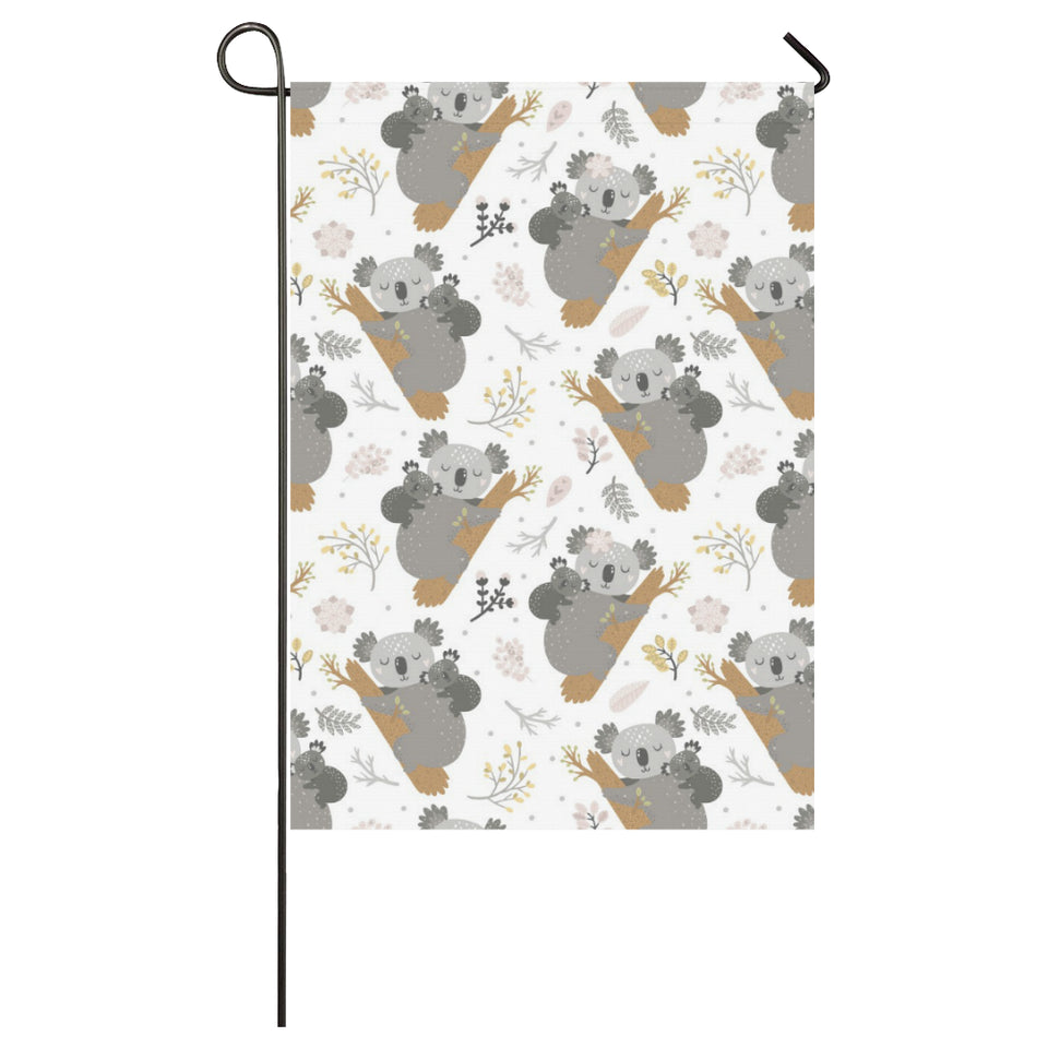 Koala Mom and Baby Pattern House Flag Garden Flag