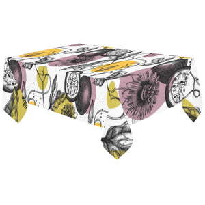 Passion Fruit Pattern Background Tablecloth