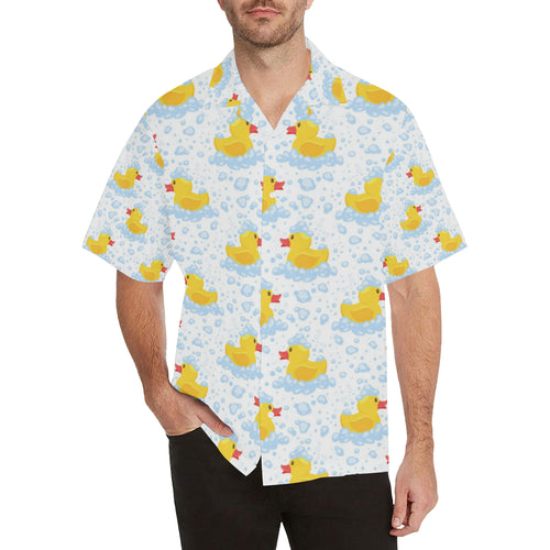 Duck Toy Pattern Print Design 03 Men's All Over Print Hawaiian Shirt (Model T58)