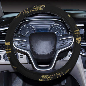 Bengal Tiger and Tree Pattern Car Steering Wheel Cover