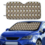 Eagle Pattern Print Design 02 Car Sun Shade