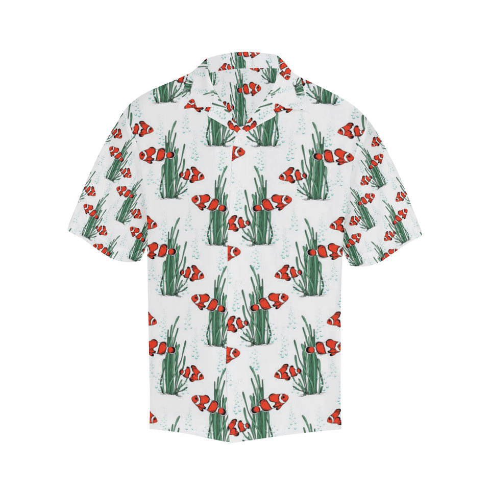 Clown Fish Pattern Print Design 03 Men's All Over Print Hawaiian Shirt (Model T58)