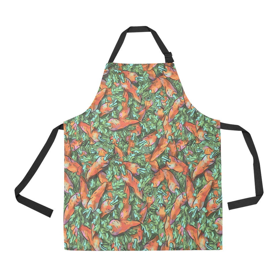 Carrot Pattern Print Design 04 Adjustable Apron