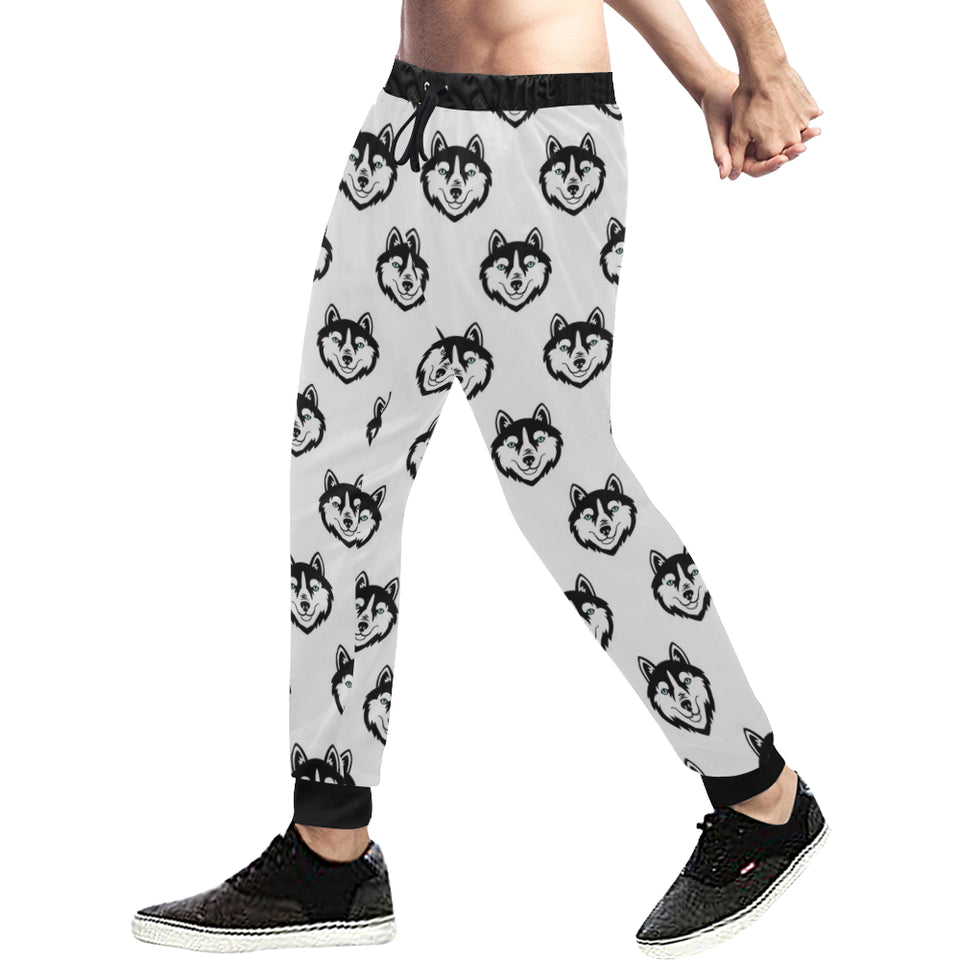 Siberian Husky Pattern Unisex Casual Sweatpants