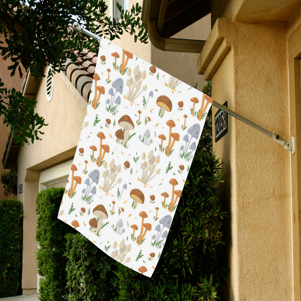 Mushroom Pattern Theme House Flag Garden Flag