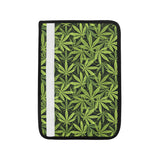 Canabis Marijuana Weed Pattern Print Design 03 Car Seat Belt Cover