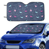 Stingray Pattern Print Design 05 Car Sun Shade